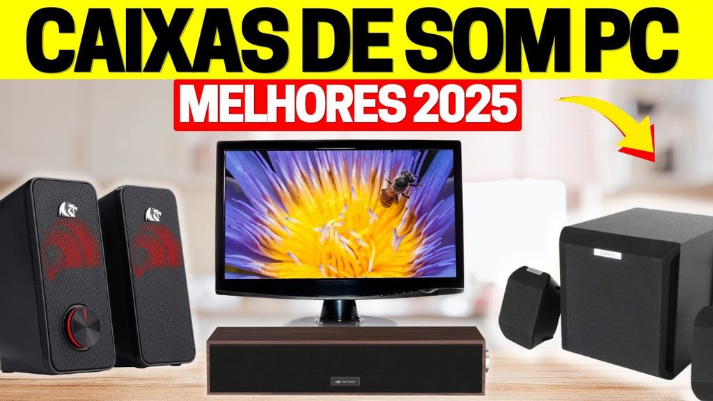 Vídeo com as melhores caixas de som para PC com bom custo-benefício