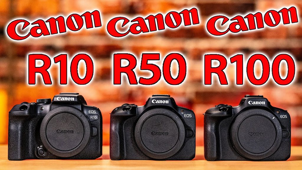 Vídeo: comparação entre Canon EOS R10, R50 e R100